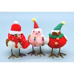 Target Wondershop Featherly Friends Mini Birds 2023 Christmas Set of 3